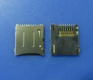 带锁卡TF自弹卡座MSPN09-A0-4100 电子设备存储接口的可靠之选